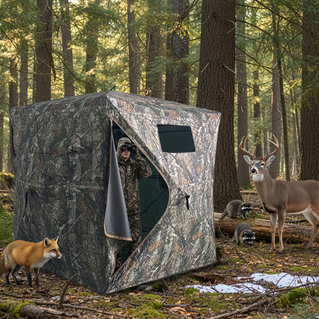 Hunting & Outdoor Supplies Carterton Reviews - Camouflage Pop-Up Hunting Blind Easy Setup