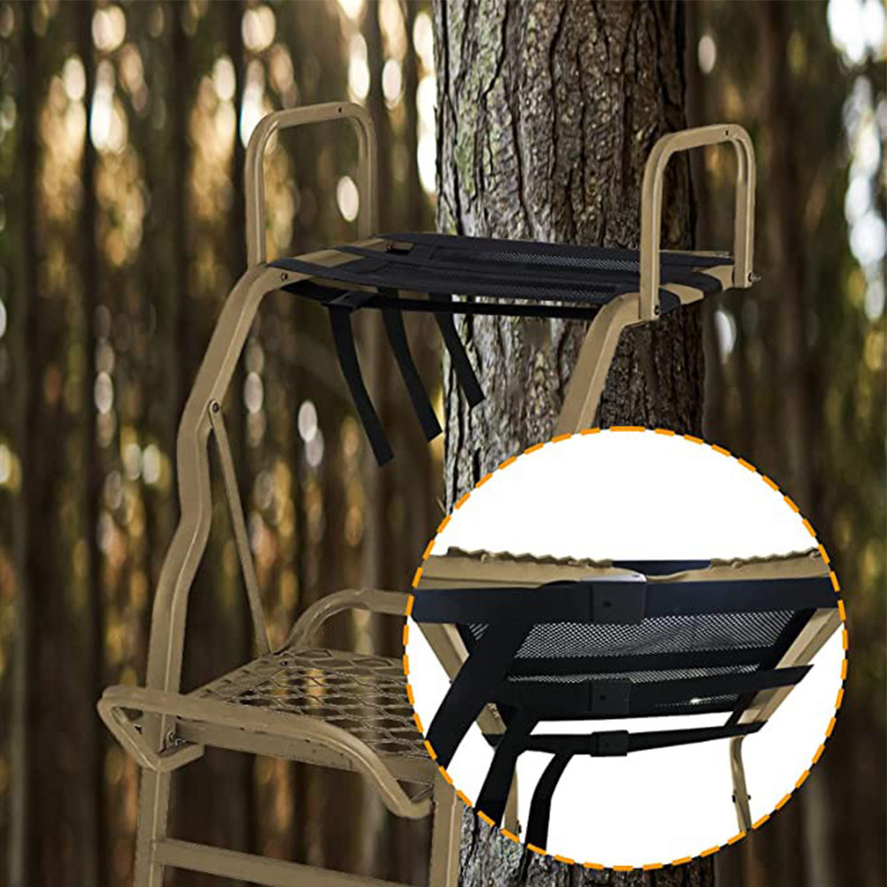 Hunting And Fishing Outdoor Chairs - Premium Adjustable Tree Stand Chair Breathable