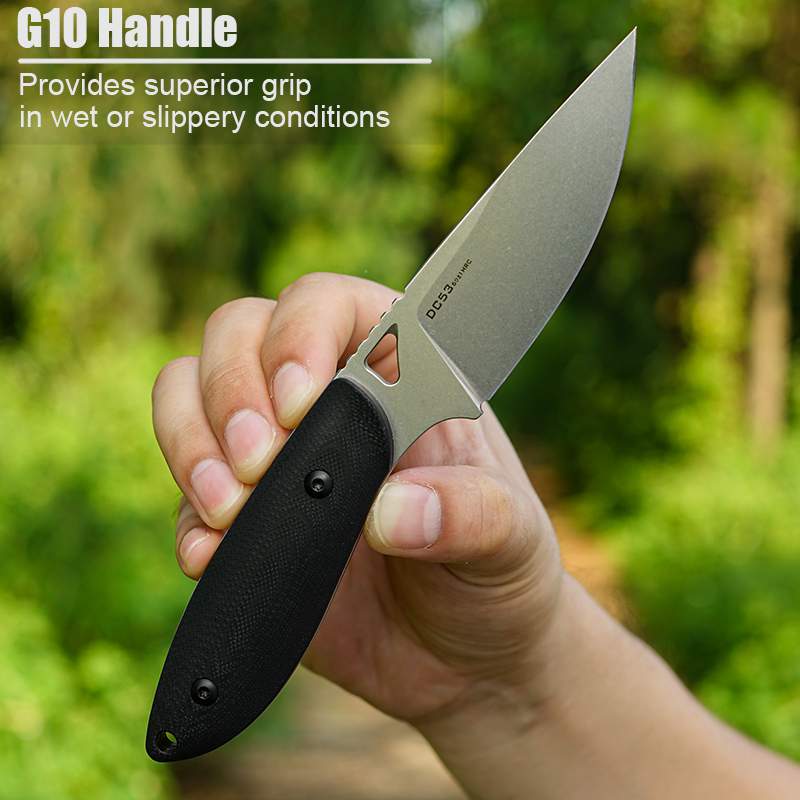 DC53 Steel G10 Handle Fixed Kn - Hunting Camp Outdoor Kitchen recension och pris