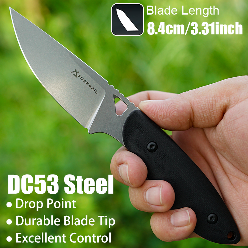 DC53 Steel G10 Handle Fixed Kn - Hunting Camp Outdoor Kitchen recension och pris