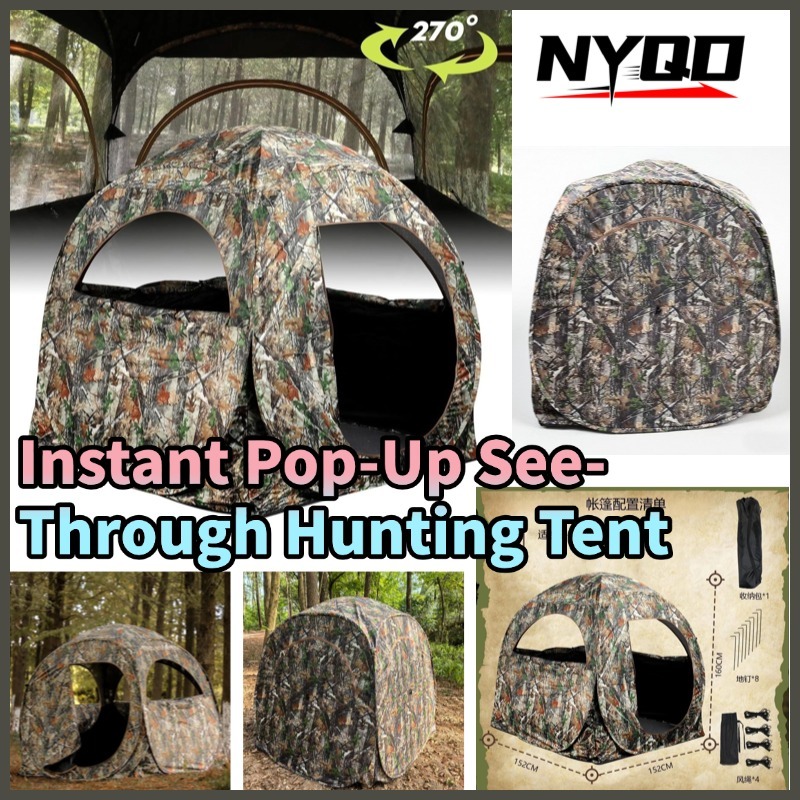 Pop Up Camping Tent Forest Hid - Hunting And Camping In Forest recension och pris