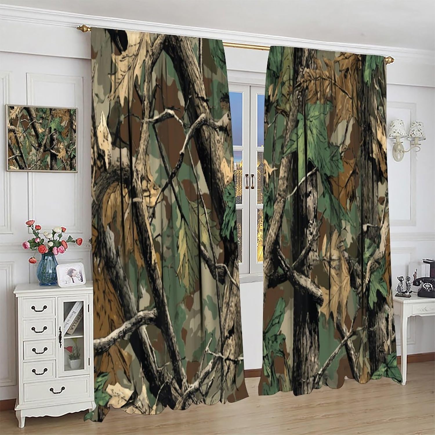 Forest Camouflage Curtains, Fo - Hunting And Camping In Forest recension och pris