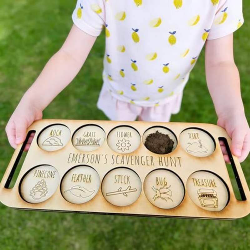 Portable Wooden Bug Scavenger  - Outdoor Hunting Games For Kids recension och pris