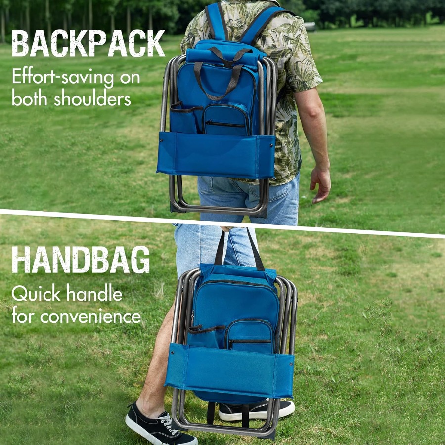 Backpack Cooler Chair with Bac - Hunting And Fishing Outdoor Chairs recension och pris