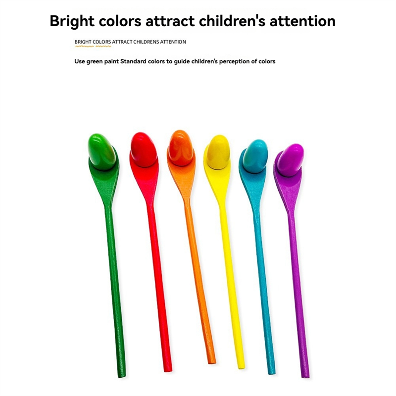 MACH-Wooden Egg Spoon Race Gam - Outdoor Hunting Games For Kids recension och pris