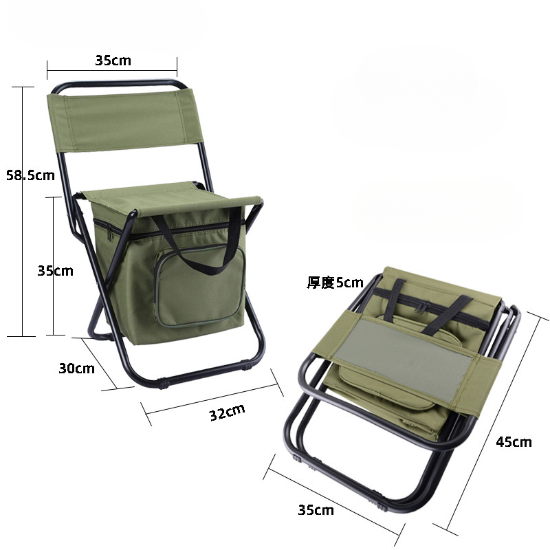 2 in 1 Folding Fishing Chair B - Hunting And Fishing Outdoor Chairs recension och pris