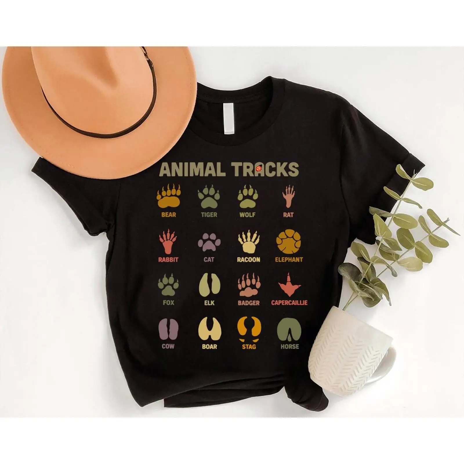 Animal Tracks Guide T Shirt Wi - Outdoor Hunting Guide recension och pris