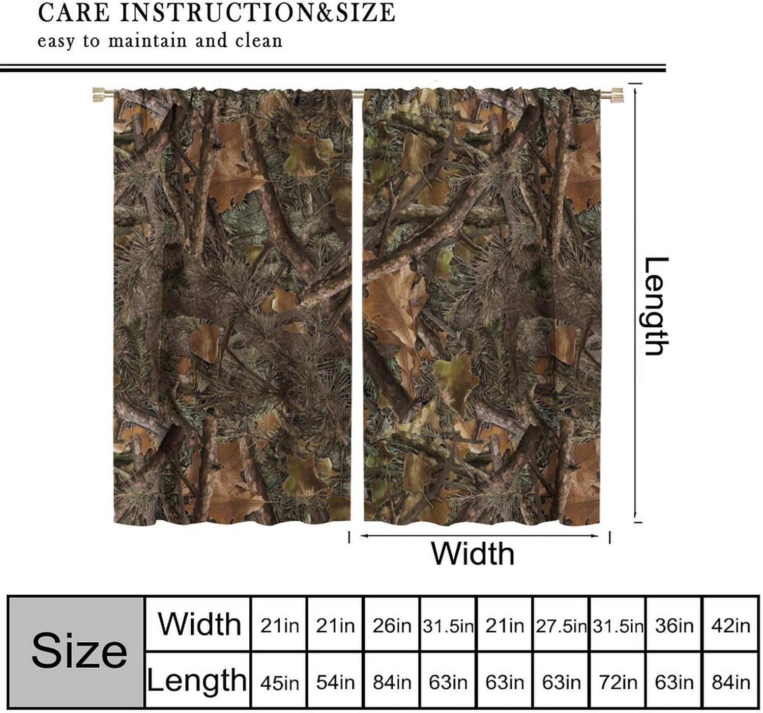 Camouflage Forest Blackout Cur - Hunting And Camping In Forest recension och pris