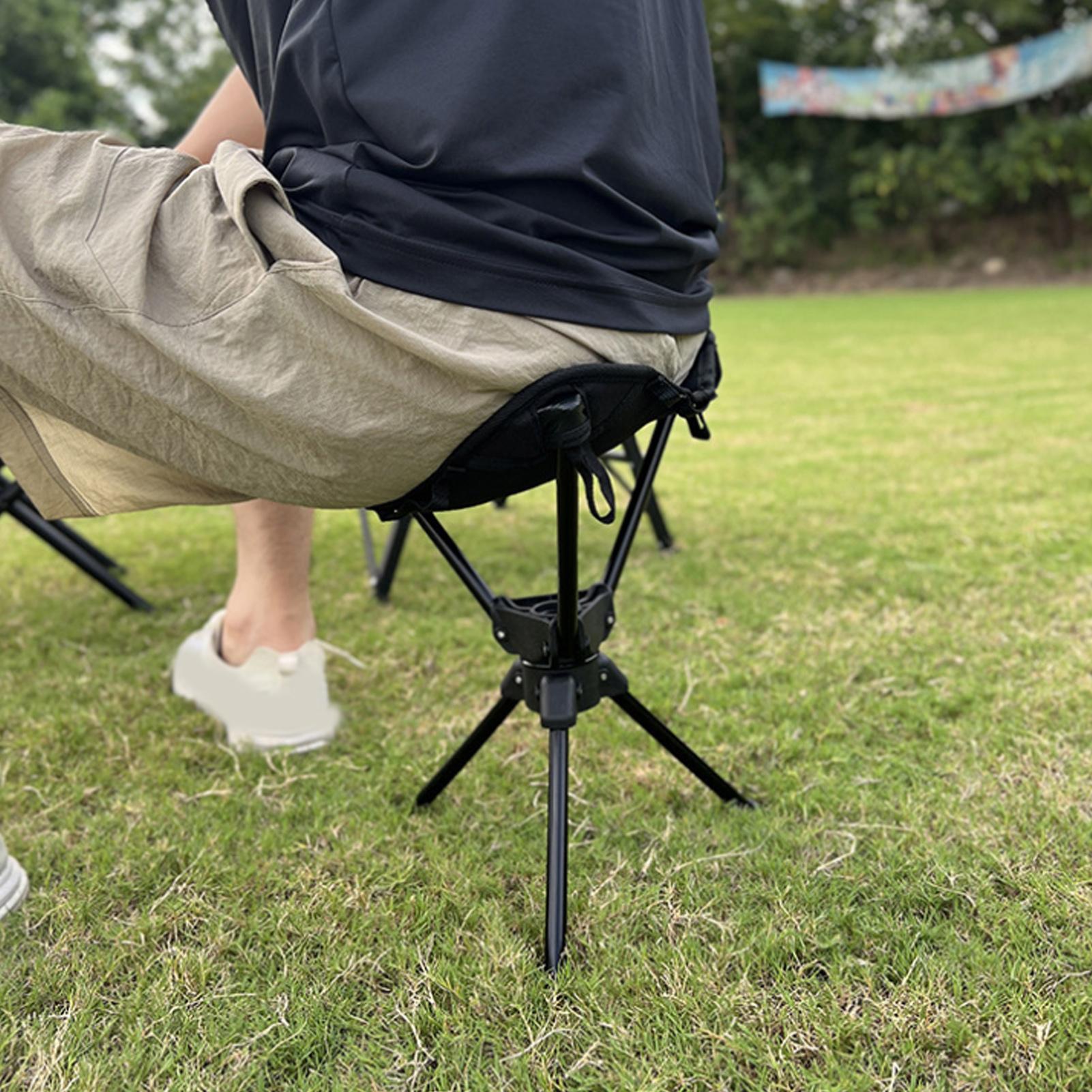 Portable Folding Swivel Campin - Hunting And Fishing Outdoor Chairs recension och pris