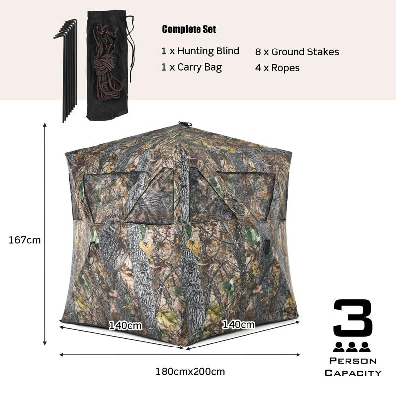 Portable Hunting Blind with Gr - Hunting & Outdoor Supplies Carterton Reviews recension och pris