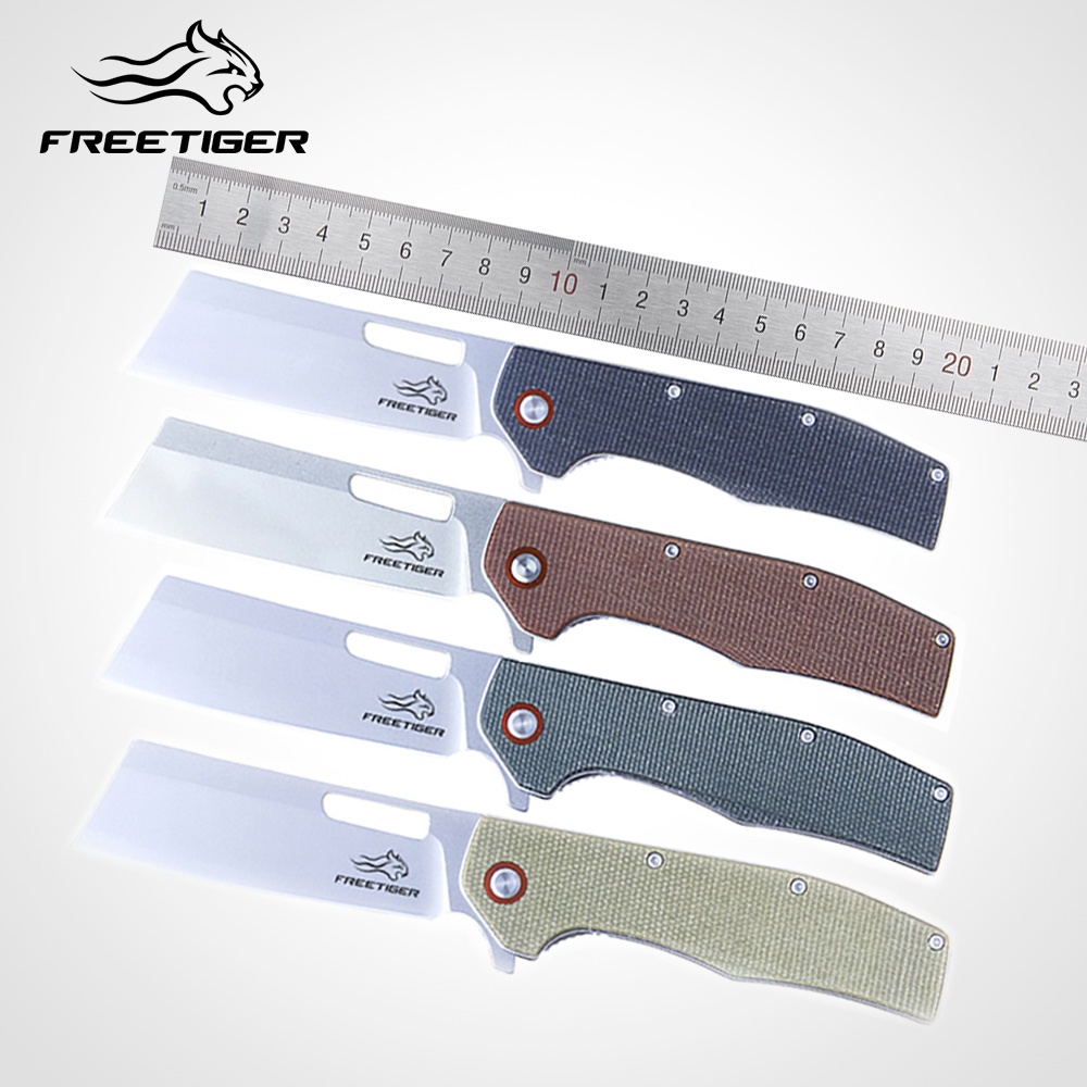 FREETIGER Micarta Handle D2 St - Hunting Camp Outdoor Kitchen recension och pris
