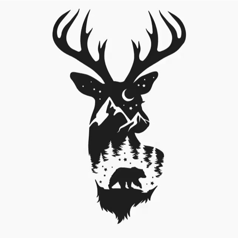 Deer Head Bear Mountain Forest - Hunting And Camping In Forest recension och pris