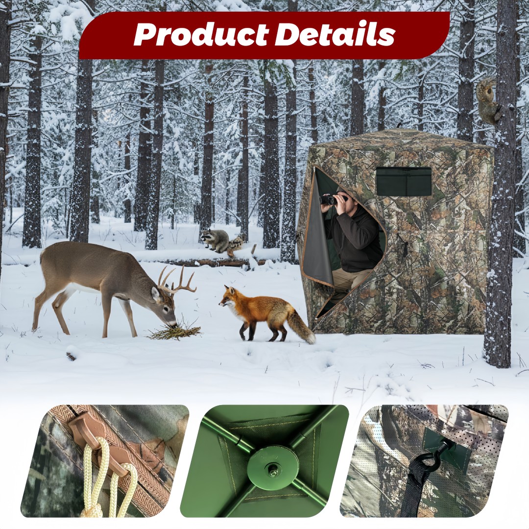 Camouflage Pop-Up Hunting Blin - Hunting & Outdoor Supplies Carterton Reviews recension och pris