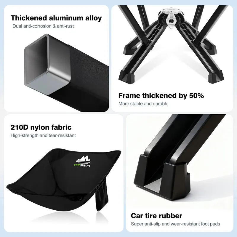 Heavy Aluminum Folding Chair,  - Hunting And Fishing Outdoor Chairs recension och pris
